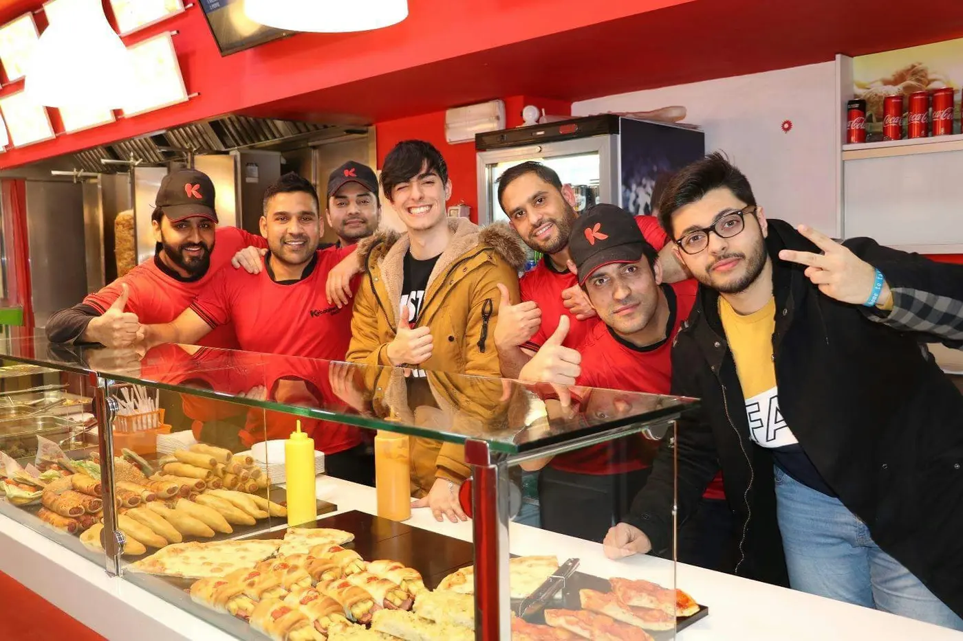 The Kebabberia crew in one of the restaurants, photo 1 of 12