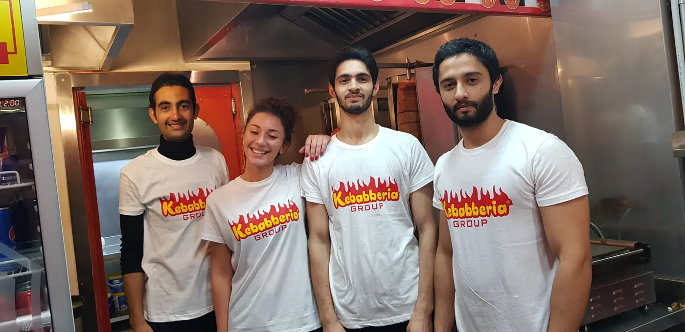 The Kebabberia crew in one of the restaurants, photo 6 of 12
