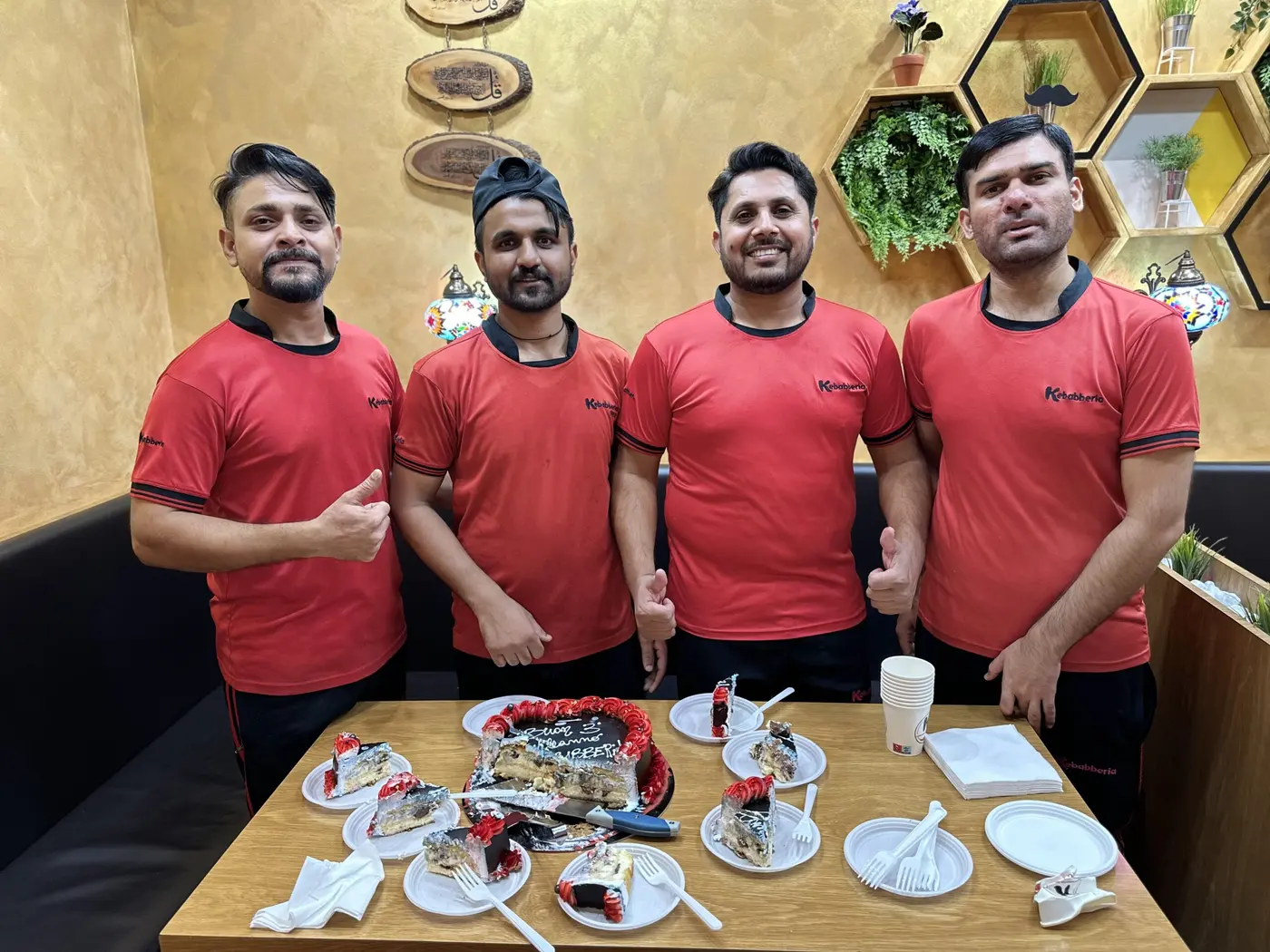 The Kebabberia crew in one of the restaurants, photo 11 of 12